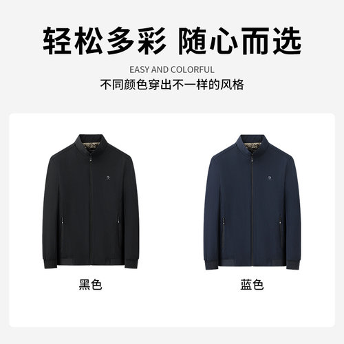 一线撤柜撤标2023年男士新款经典百搭休闲立领加绒保暖黑金棉服 - 图0