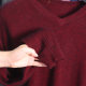 Removal of bids and cabinets! Simple V-neck warm clean color wool blend pullover knitted sweater for men in spring and autumn