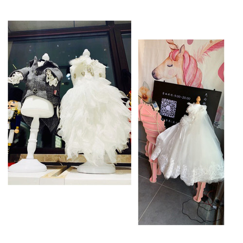 新款模特架宠物模特架猫狗衣服架子猫狗衣服模特架子 - 图0