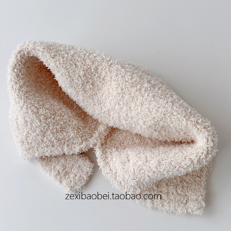 婴儿帽子秋冬款护耳帽可爱超萌宝宝套头帽毛绒男女宝护囟门帽冬季,淘宝优惠券,粉丝福利购,淘宝优惠卷