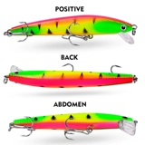 10 Цветовые дороги Твердая приманка 8,5 г Luya Fish Bait Mono Fish Bait 9,5 см С