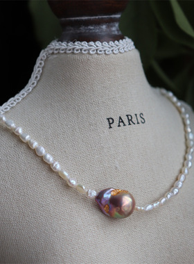 原创珍珠项链淡水珍珠