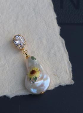 西西里娅系列法式复古耳环