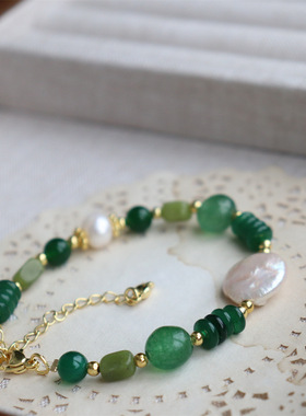 设计绿玉髓玛瑙巴洛克