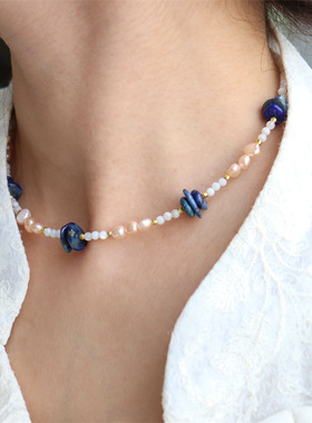 设计款串珠无品牌锁骨链