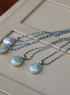 简约项链ins珍珠圆珠链