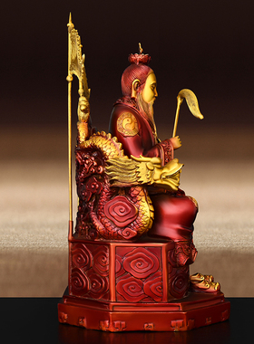 纯铜鸿钧老祖摆件鸿钧道人天尊三清始祖像鸿运老祖家居办公室神像