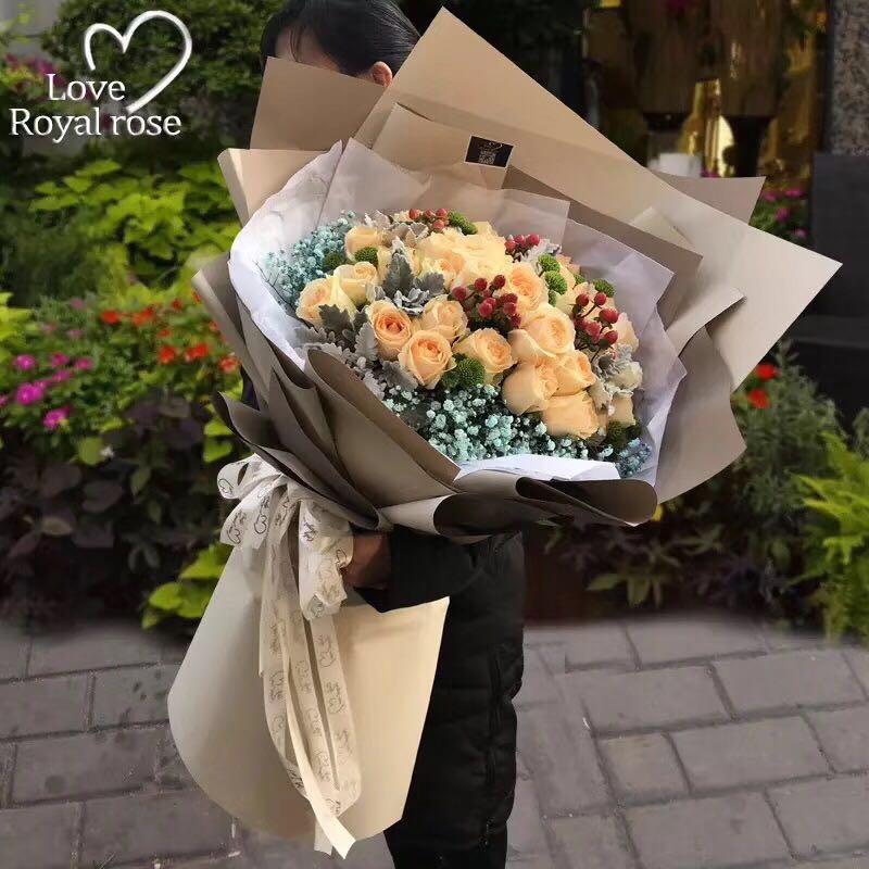 厦门鲜花同城速递闺蜜生日祝福表达爱意韩式花束节日鲜花送花上门