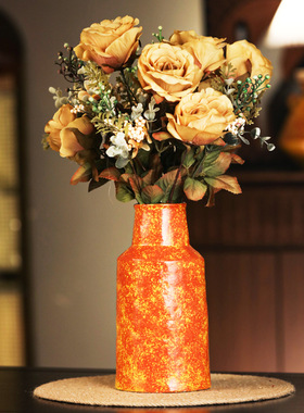 景德镇陶瓷花瓶家居客厅摆件绿植水培花瓶玄关插花茶室民宿装饰品