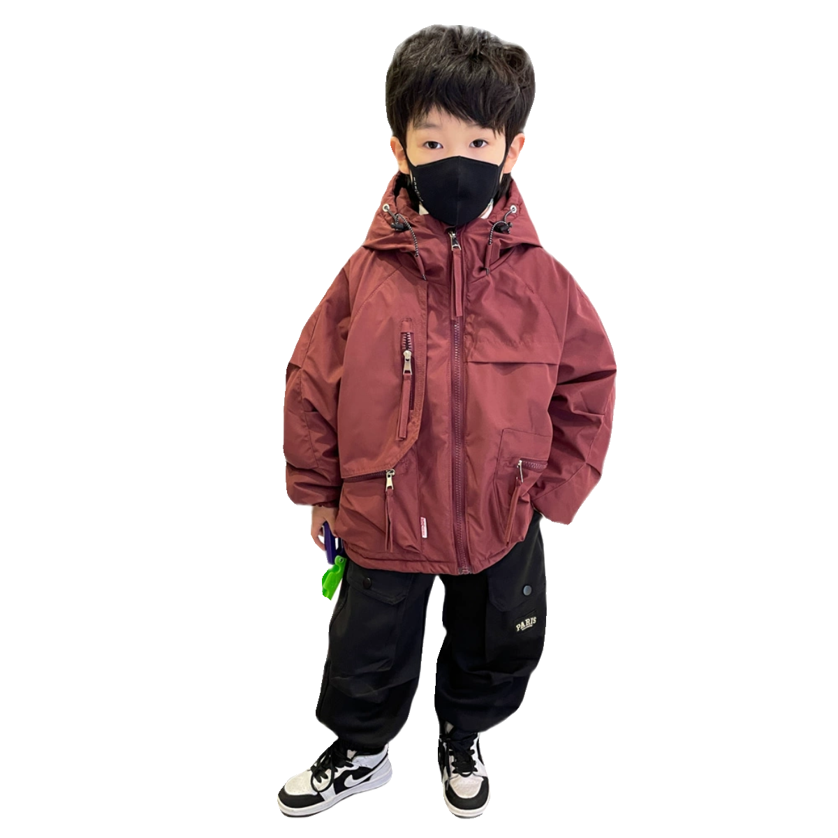 男童加绒外套秋冬款2025新款帅气儿童春冬季加厚棉衣男孩宝派克服,淘宝优惠券,粉丝福利购,淘宝优惠卷