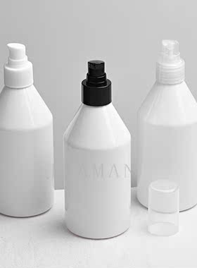300ml乳液泵头白色按压式分装瓶