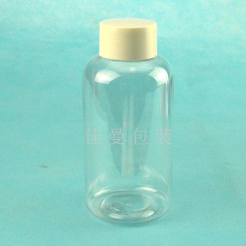 250mlPET塑料分装瓶 双层盖 高档旋盖 化妆品乳液身体乳分装瓶 - 图0