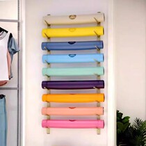 Yoga Pavilion Gymnasium Fitness Room Racks for Yoga Mat Racks shelf Rack Sports Wall wall Large Capacity wall-mounted