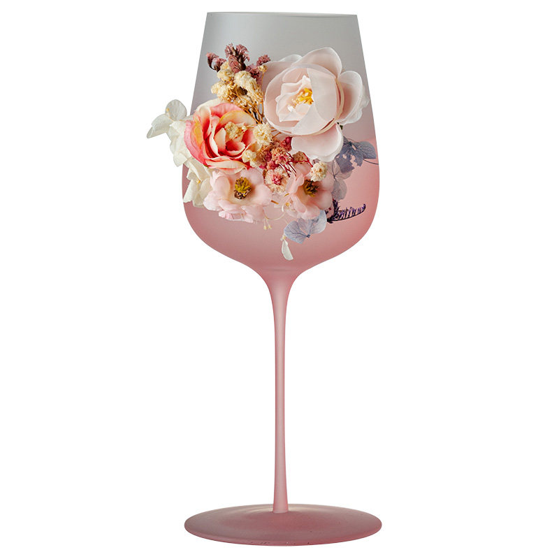 法式浪漫磨砂渐变粉鸡尾酒杯红酒杯果汁杯玻璃杯 中古小众香槟杯,淘宝优惠券,粉丝福利购,淘宝优惠卷