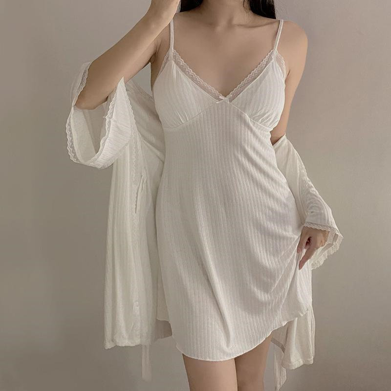 胖MM大码简约V领长袖家居服春夏季300斤舒适吊带睡裙女装睡衣睡袍,淘宝优惠券,粉丝福利购,淘宝优惠卷