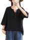 Summer stitching round neck fat MM 300 ປອນບວກກັບຂະຫນາດເສື້ອທີເຊີດແມ່ຍິງ