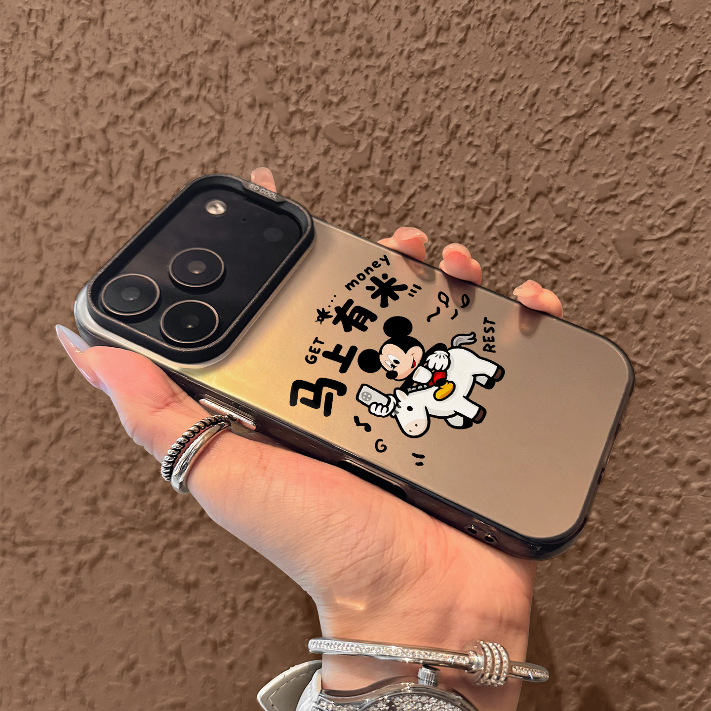 可爱米奇老鼠适用iPhone17手机壳苹果17promax彩银磨砂壳17pro硬壳苹果air保护套ip17男女pro卡通17,淘宝优惠券,粉丝福利购,淘宝优惠卷