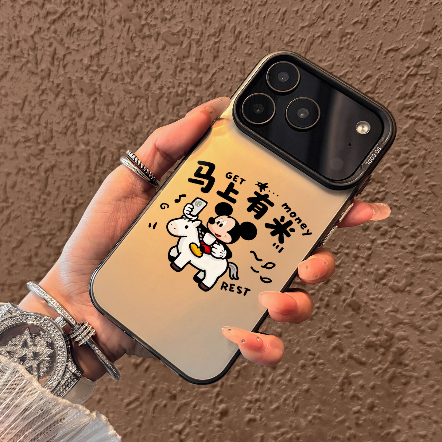 可爱米奇老鼠适用iPhone17手机壳苹果17promax彩银磨砂壳17pro硬壳苹果air保护套ip17男女pro卡通17,淘宝优惠券,粉丝福利购,淘宝优惠卷