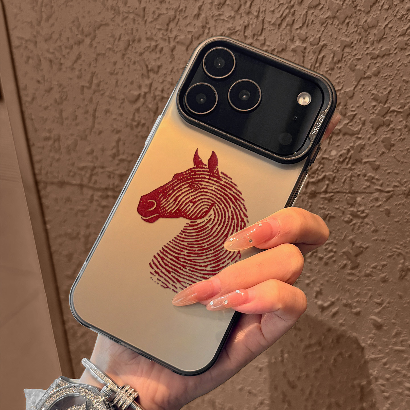 红马印适用iPhone17手机壳苹果17promax彩银磨砂壳17pro硬壳苹果air保护套ip16男女15pro卡通14网红13新款,淘宝优惠券,粉丝福利购,淘宝优惠卷