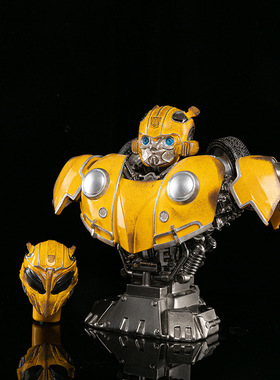 变形金刚大黄蜂双头雕树脂模型