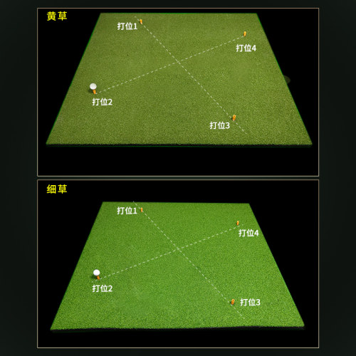 B·C·GOLF高尔夫球打击垫挥杆练习垫防滑室内外训练加厚草坪地毯 - 图2
