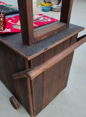 仿古民俗展览卖布车景区展示