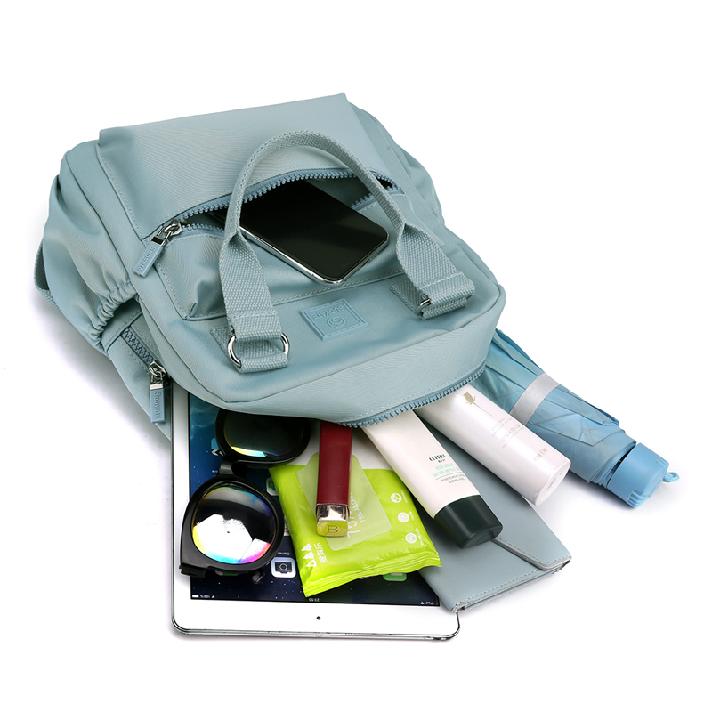 小款2023新款轻便尼龙布女包双肩包 blingring双肩背包