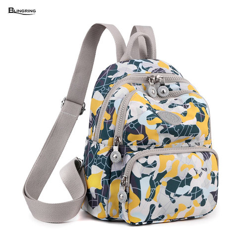 书包防水女包牛津布旅行包包2026新款休闲双肩包帆布包女士小背包 - 图0