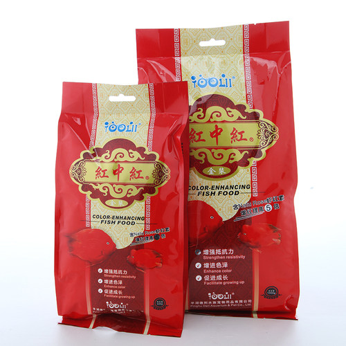 平湖德利红中红血鹦鹉鱼食饲料增红增色正品发财地图罗汉龙鱼专用 - 图3