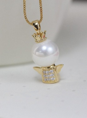 饰品韩版时尚风微镶钻镀金项链