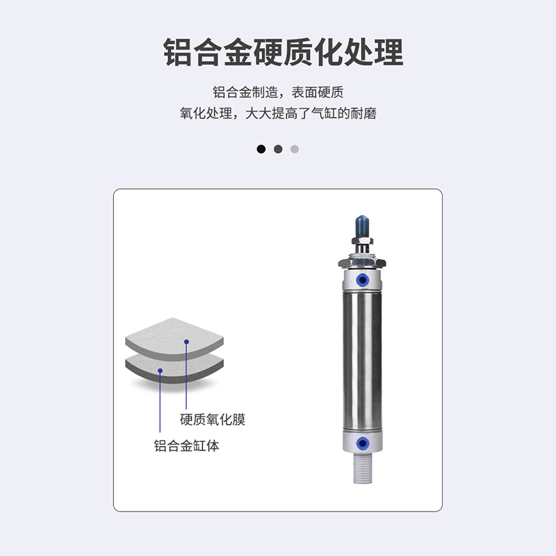 MA不锈钢迷你气缸32/40*25/50/75/100/125/150/200/250/300 - 图1