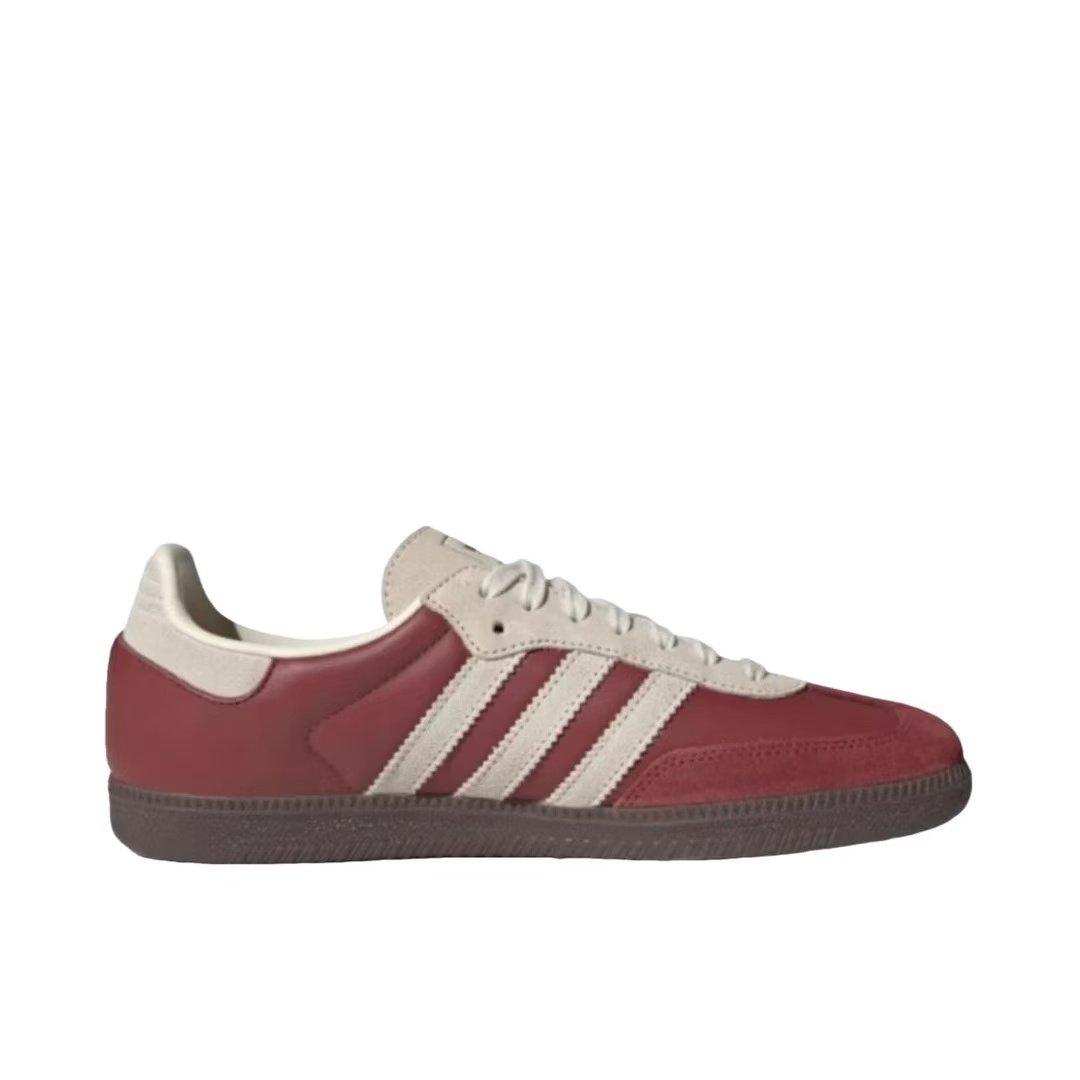 adidas originals SAMBA OG 红色 男女同款 舒适百搭板鞋JI3216,淘宝优惠券,粉丝福利购,淘宝优惠卷