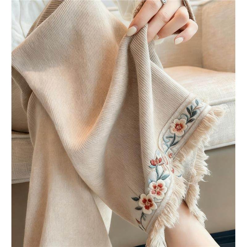 拖地垂感微喇复古显瘦2025秋冬新款休闲裤女阔腿裤子加绒加厚,淘宝优惠券,粉丝福利购,淘宝优惠卷