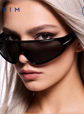 2026新款网红发箍墨镜派丽蒙ins风女款运动防紫外线太阳镜潮男