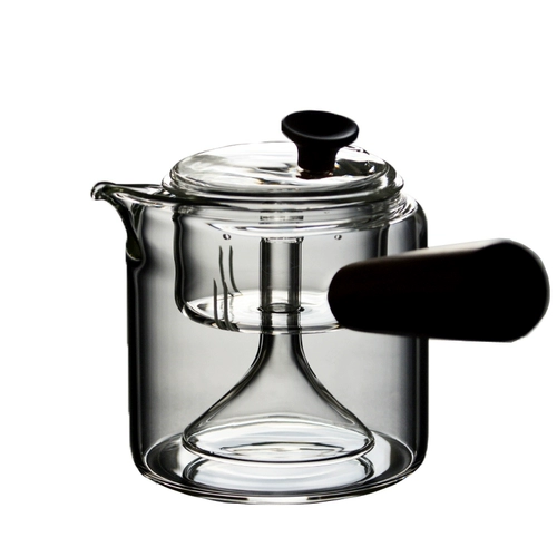 Стеклянный красный (черный) чай для домашнего использования, мундштук, заварочный чайник, популярно в интернете