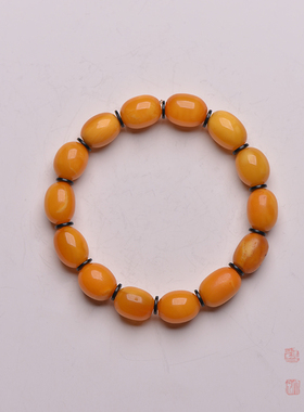 儒匪窝手串古董蜜蜡手串