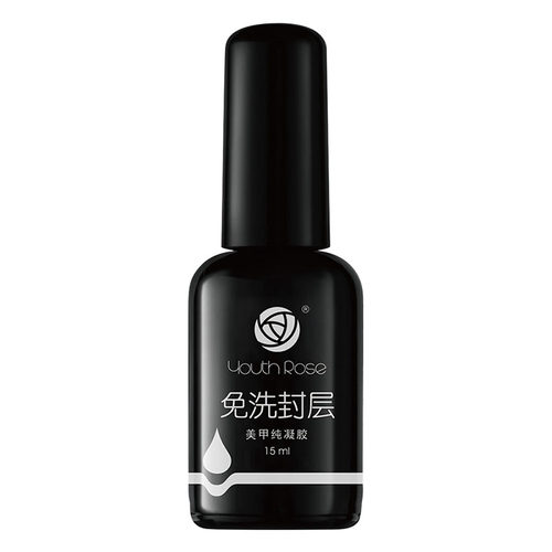颜蕊甲油胶超亮免洗封层磨砂封层底胶晶透加固胶美甲店专用功能胶 - 图3