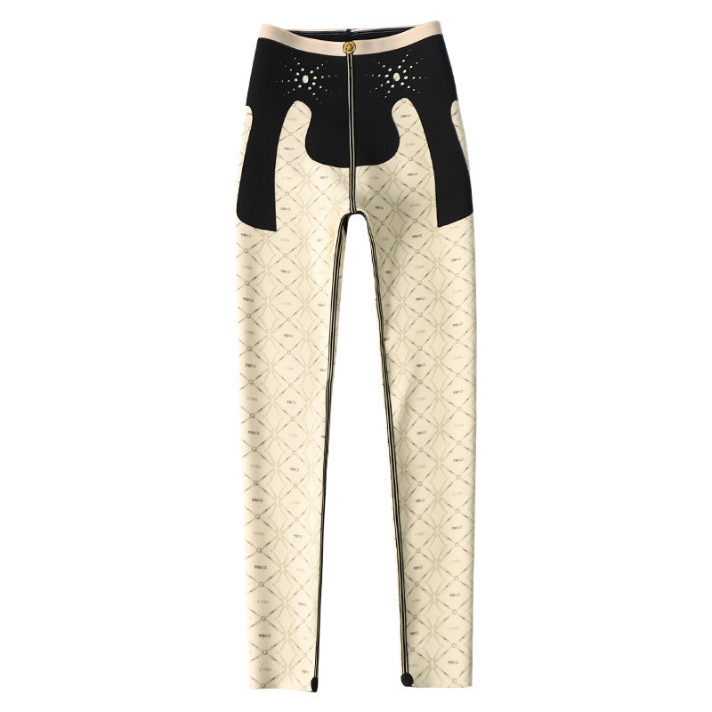 加绒珍珠飞行外穿秋冬季芭比裤子 前途打底裤