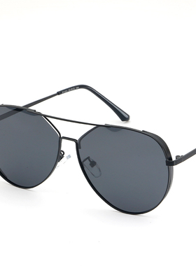 墨镜飞行员偏光黑框司机太阳镜