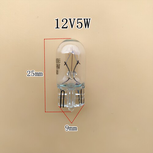 汽车卤素t10灯泡12V W5W小灯示宽灯仪表灯牌照灯车内顶灯鸿基汽配 - 图3