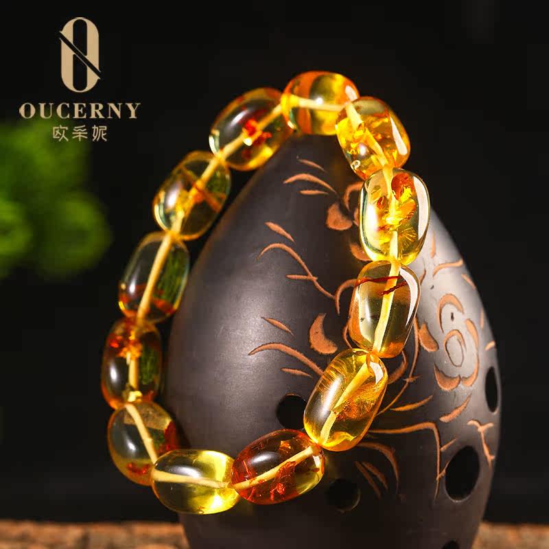 oucerny /欧采妮花珀爆珠手串手链 oucerny欧采妮手饰