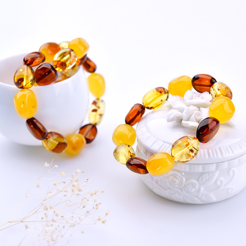 欧采妮蜜蜡天然波罗的海随形手串 oucerny欧采妮手饰