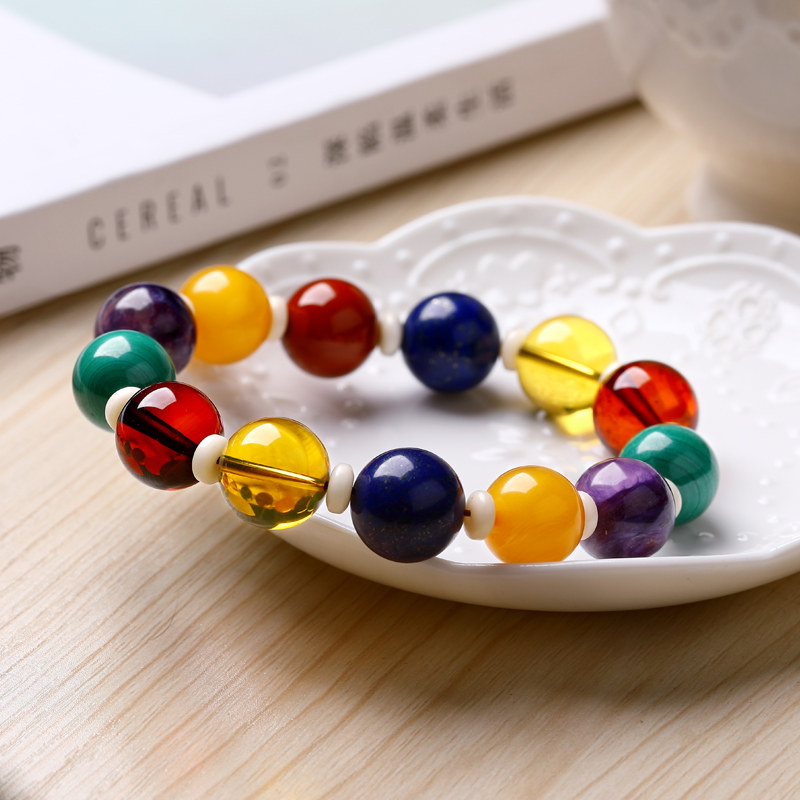 欧采妮蜜蜡多宝手串天然随形手链 oucerny欧采妮手饰