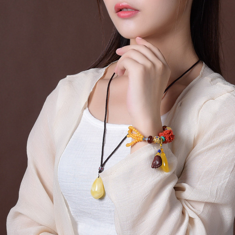 欧采妮蜜蜡手串天然波罗的海手链 oucerny欧采妮手饰