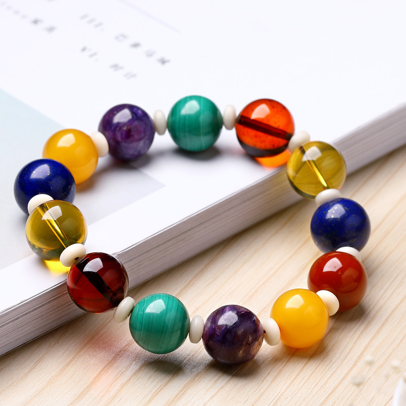 欧采妮蜜蜡多宝手串天然随形手链 oucerny欧采妮手饰