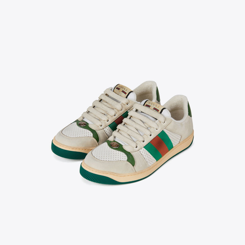 gucci /古驰screener系带小脏男鞋 万奢城时尚休闲鞋