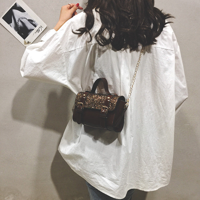 ins超火亮片女2020新款韩版小包包 花语佳人箱包女士包袋