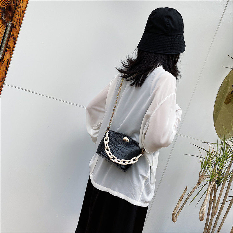 2020新款潮斜挎百搭ins链条小包包 花语佳人箱包女士包袋