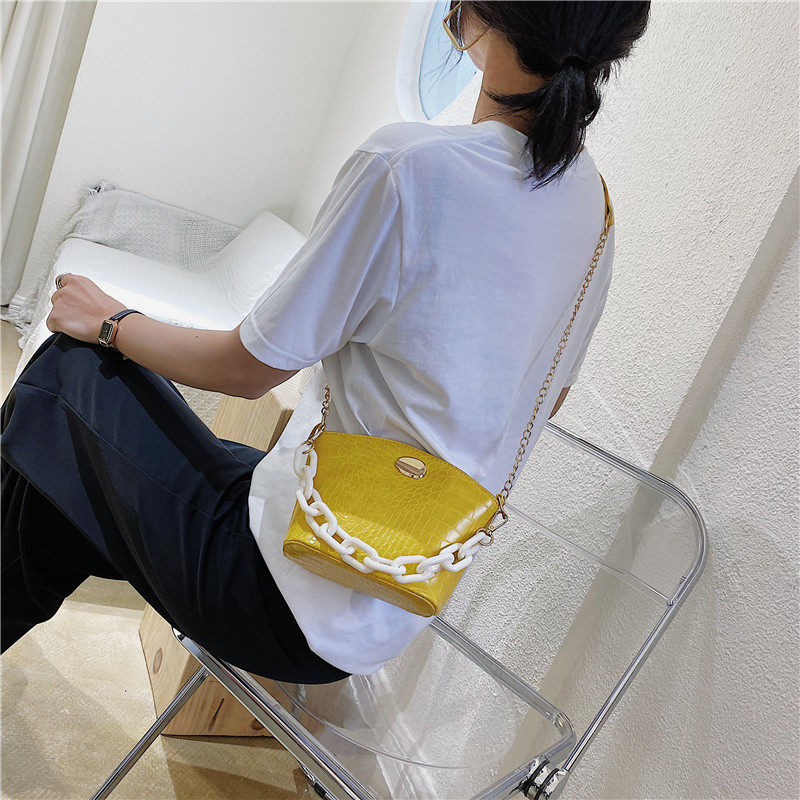 2020新款潮斜挎百搭ins链条小包包 花语佳人箱包女士包袋