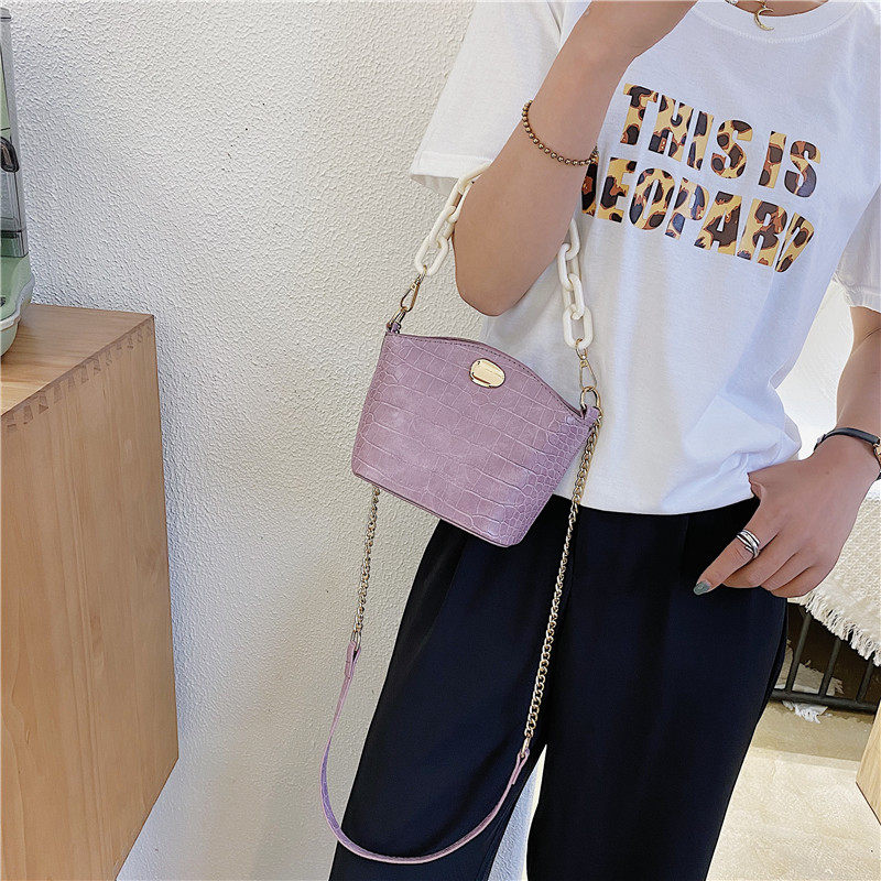 2020新款潮斜挎百搭ins链条小包包 花语佳人箱包女士包袋